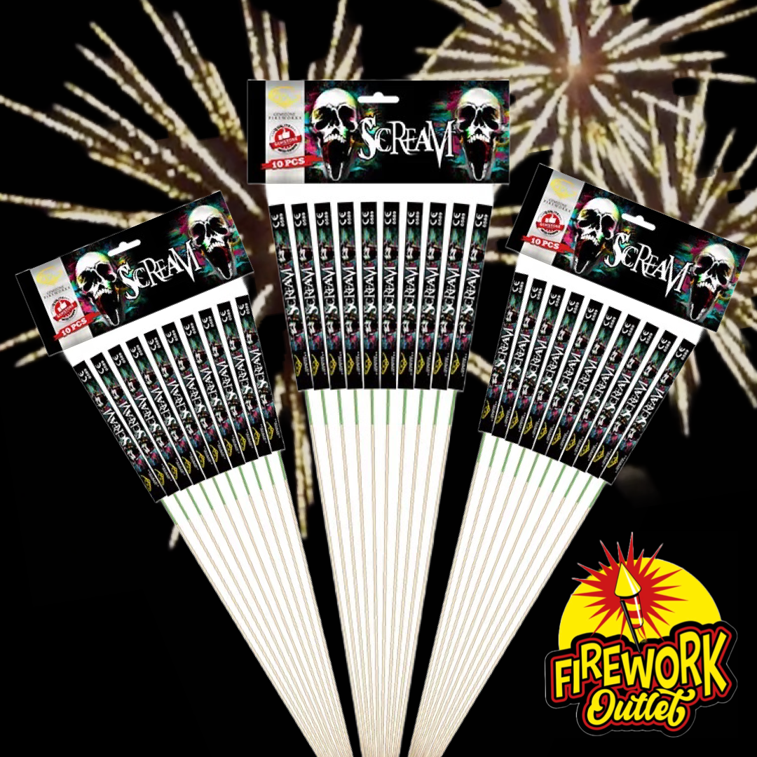 3x scream rockets